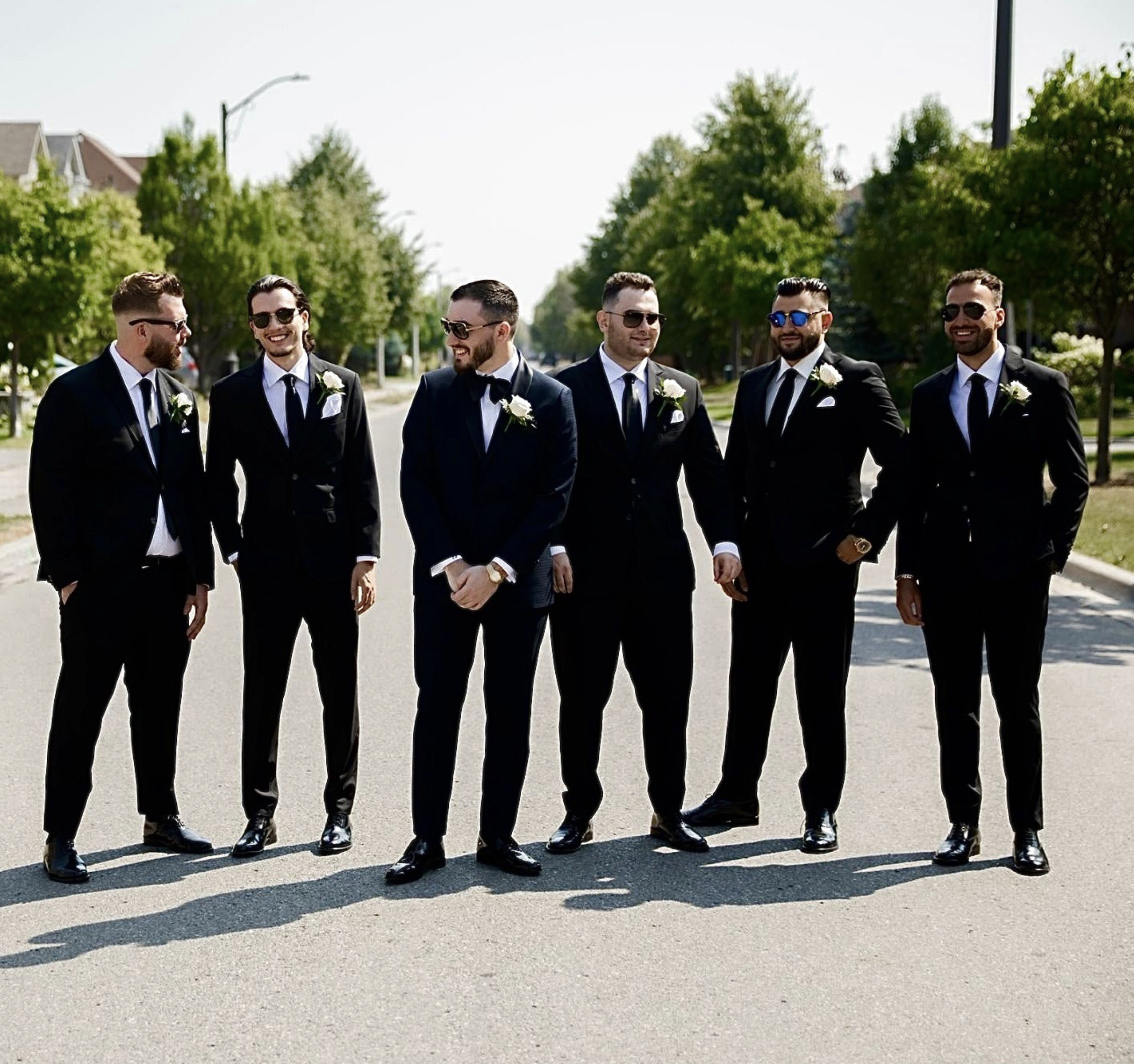 Groomsmen wedding suits - Italian designer menswear